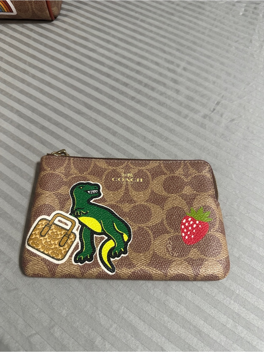 COACH Sticker Print Rowan & Matching Wrislet - Picture 11 of 15